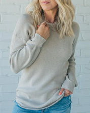Beatrice Langholm | Waffle Knit Long Sleeve Jumper For Women