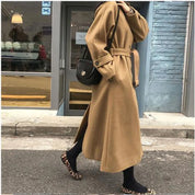 Lisette Dunmore | Oversized Long Belted Trench Coat For Women