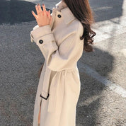 Lisette Dunmore | Oversized Long Belted Trench Coat For Women