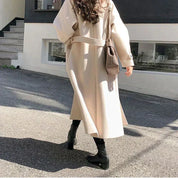 Lisette Dunmore | Oversized Long Belted Trench Coat For Women