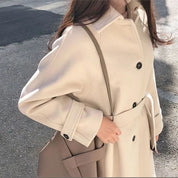 Lisette Dunmore | Oversized Long Belted Trench Coat For Women