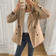 Pauline Merriweather | Oversized Double-Breasted Blazer For Women