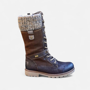 Harriet Snowfield | Knee-High Lace-Up Snow Boots For Women
