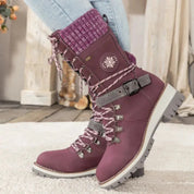 Elspeth Caldmore | Lace-Up Ankle Snow Boots For Women
