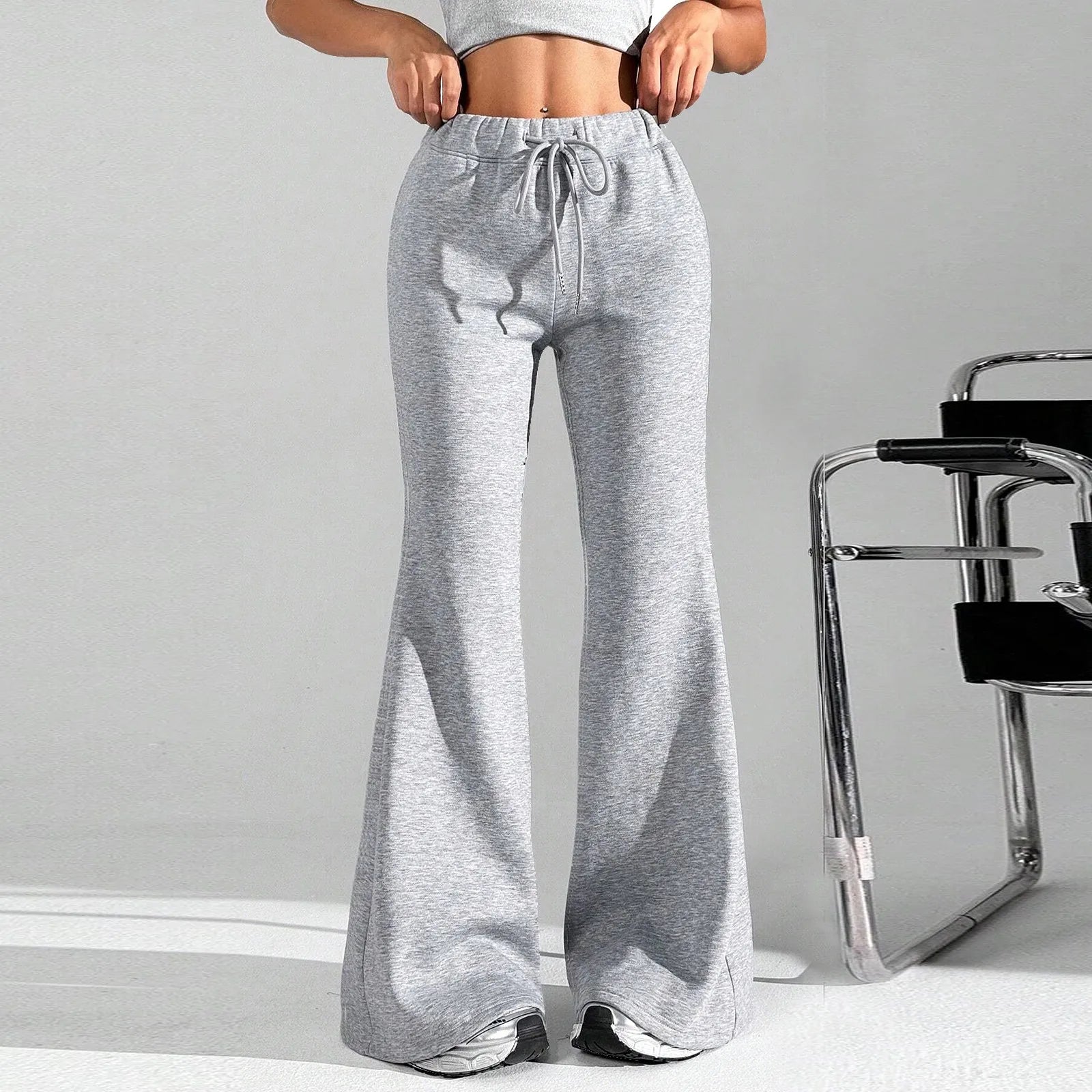 Rosalind Carver | Wide-Leg Flare Sweatpants For Women