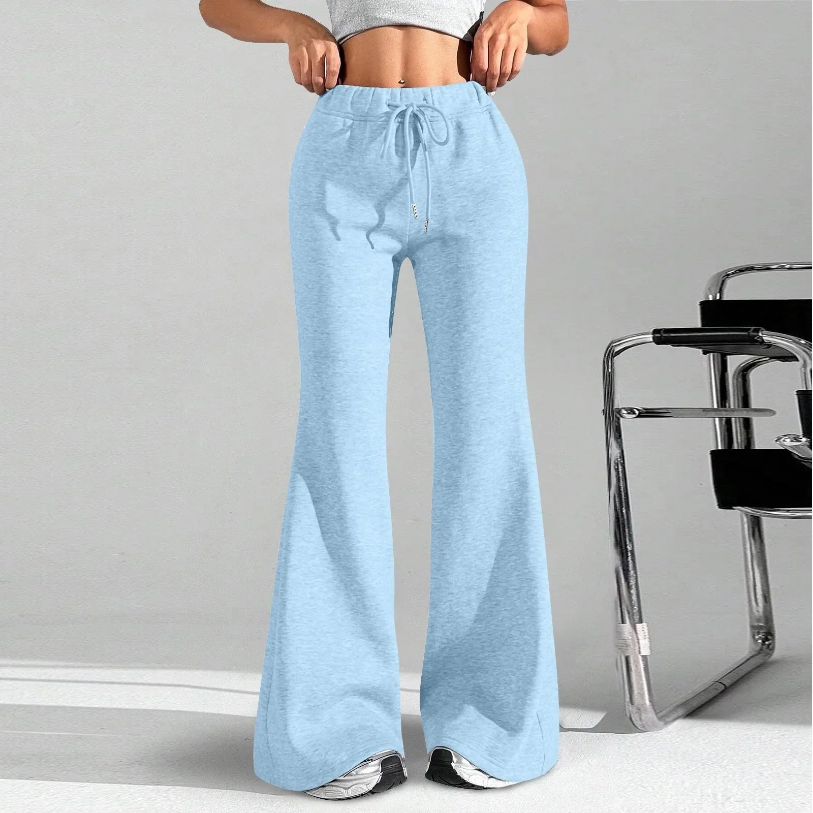 Rosalind Carver | Wide-Leg Flare Sweatpants For Women