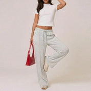 Tamsin Holroyd | High Waist Wide Leg Sweatpants For Women