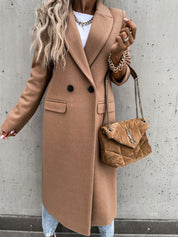 Blanche Kensworthy | Double Breasted Longline Overcoat For Women