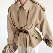 Diana Forsythe | Belted Oversized Trench Coat For Women