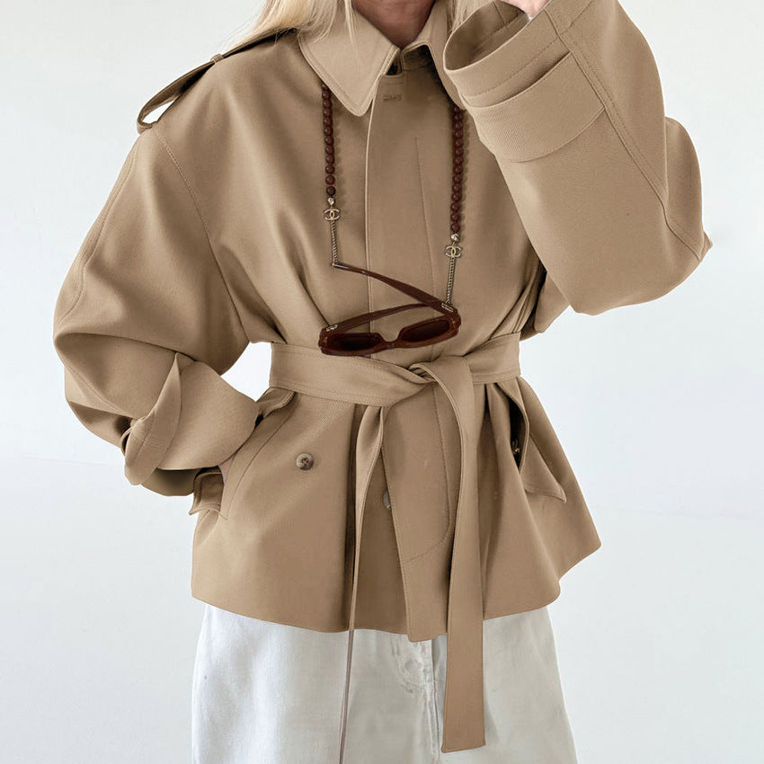 Diana Forsythe | Belted Oversized Trench Coat For Women