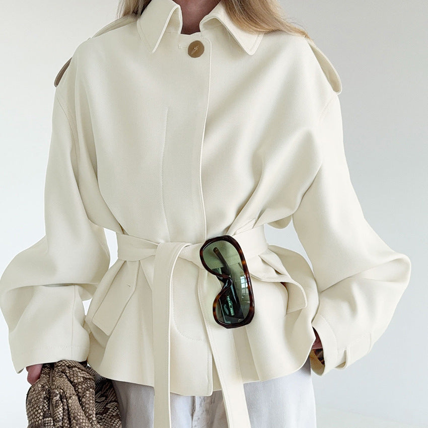 Diana Forsythe | Belted Oversized Trench Coat For Women