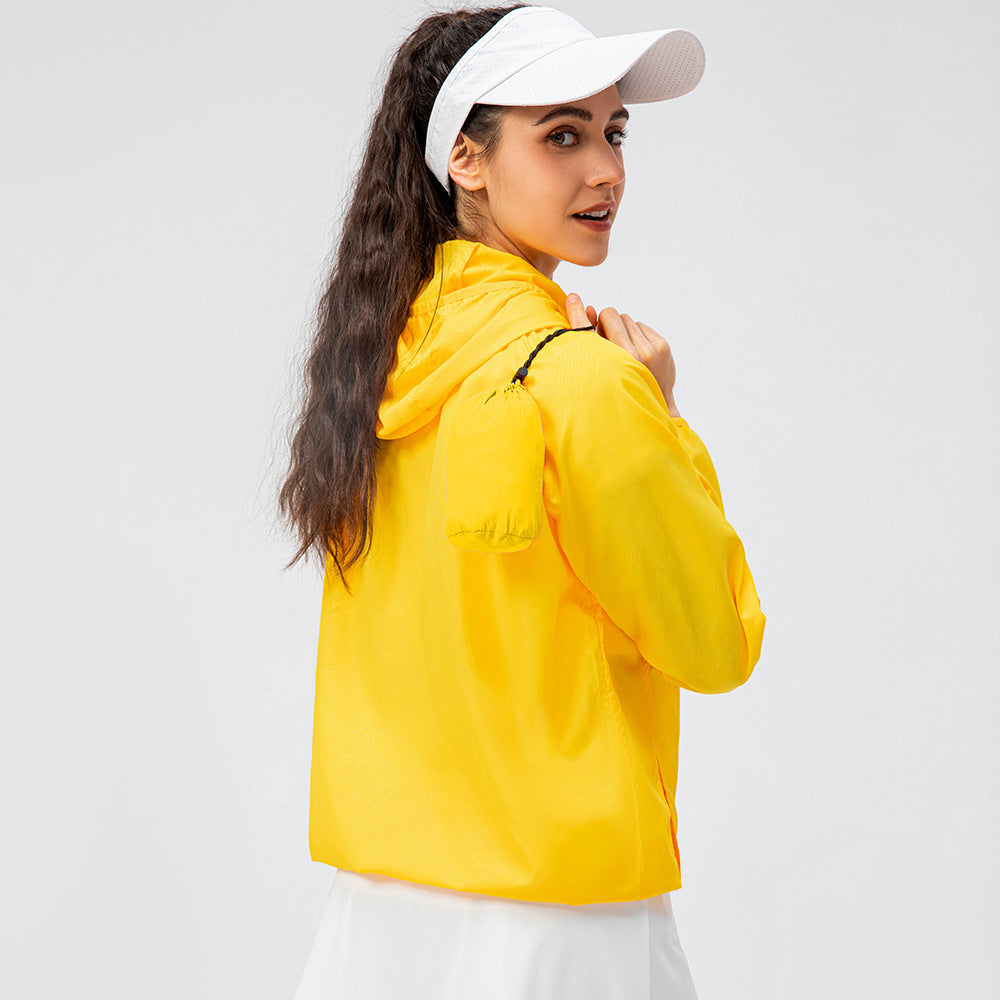 Harriet Stonebridge | Lightweight Hooded Windbreaker Jacket For Women