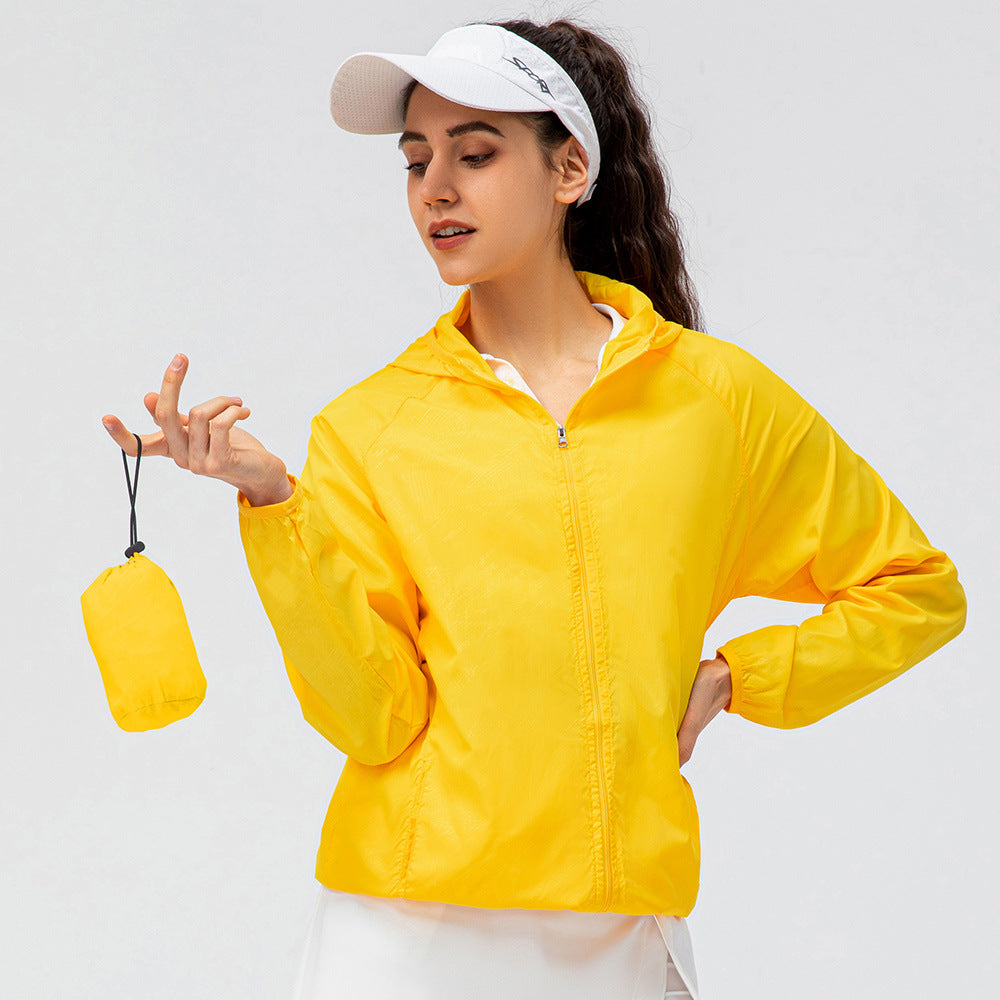 Harriet Stonebridge | Lightweight Hooded Windbreaker Jacket For Women