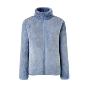 Miriam Caldwell | Fluffy Zip-Up Fleece Jacket For Women